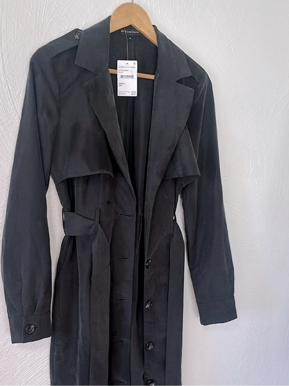 Gibson Black Trench Coat